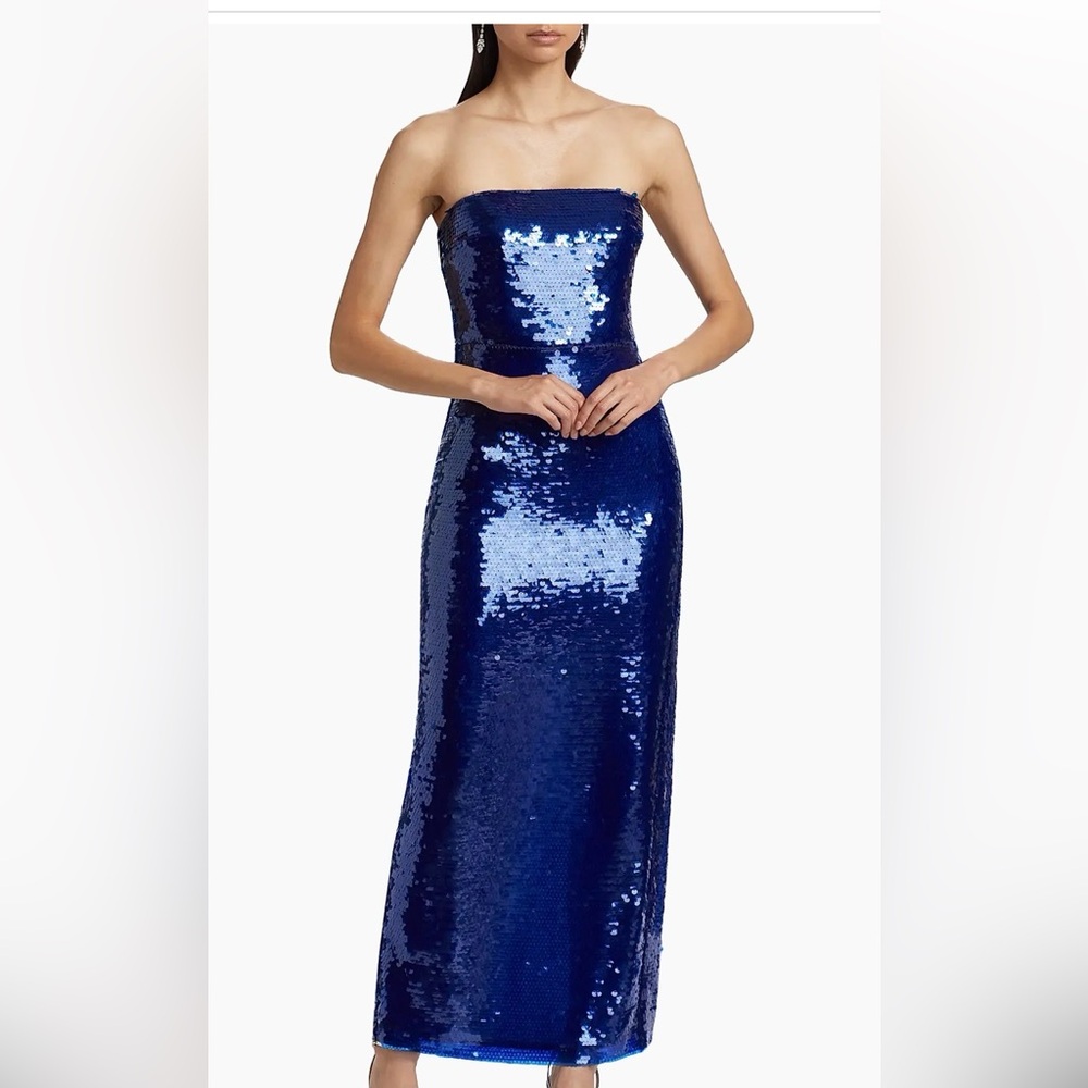 Blue Sequin Dress